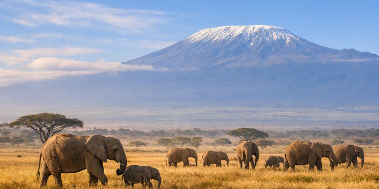 Kenyan wildlife across the savanna
